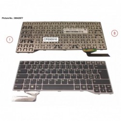 38042877 - KEYBOARD BLACK W/O TS SWISS