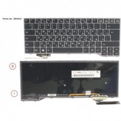 38035261 - KEYBOARD BLACK W/ BL RUSSIA/US