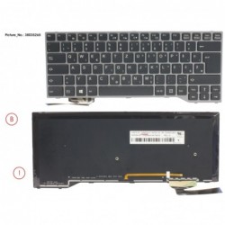 38035265 - KEYBOARD BLACK W/ BL SOUTH EAST EUROPE