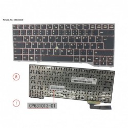 38035230 - KEYBOARD BLACK W/ TS GERMAN