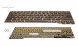 38039847 - KEYBOARD BLACK W/O TS ARABIC/UK