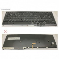 34053324 - KEYBOARD 10KEY BLACK W/ TS NORDIC/EST