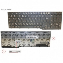 38041128 - KEYBOARD 10KEY BLACK W/ TS GREECE