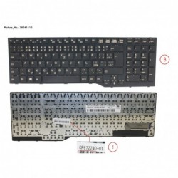 38041110 - KEYBOARD 10KEY BLACK W/O TS CZECH/SLOVAK