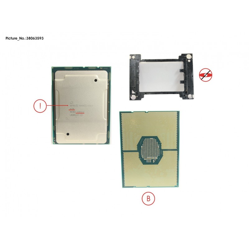 38063593 - CPU XEON GOLD 6136 3,0GHZ 150W