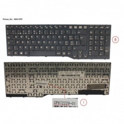 38041099 - KEYBOARD 10KEY BLACK W/O TS SWISS