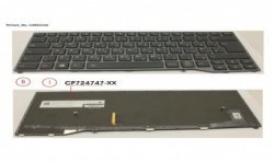 34053346 - KEYBOARD BLACK W/ BL ARABIC/UK