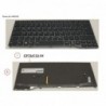 34053332 - KEYBOARD BLACK W/ BL GERMAN