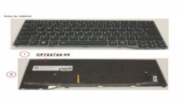 34053343 - KEYBOARD BLACK W/ BL NORDIC/EST