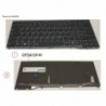 34053338 - KEYBOARD BLACK W/ BL SWISS