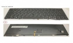 34053348 - KEYBOARD BLACK W/ TS GERMAN