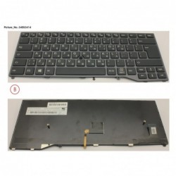 34053414 - KEYBOARD BLACK W/ TS GREECE
