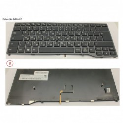 34053417 - KEYBOARD BLACK W/ TS HEBREW