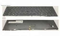 34053411 - KEYBOARD BLACK W/ TS RUSSIA/US