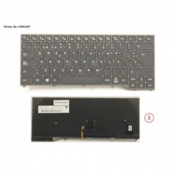 34053407 - KEYBOARD BLACK W/ TS SPAIN