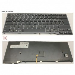 34053409 - KEYBOARD BLACK W/ TS SWISS