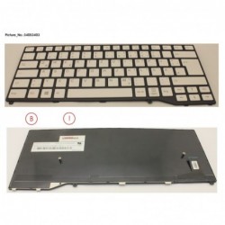 34053403 - KEYBOARD WHITE W/O TS GERMAN