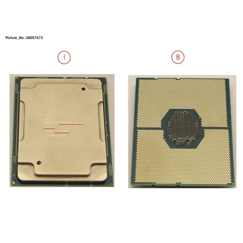 38057673 - CPU XEON GOLD 6142M 2,6GHZ 150W