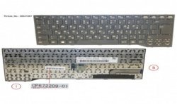 38041087 - KEYBOARD BLACK W/ TS HEBREW