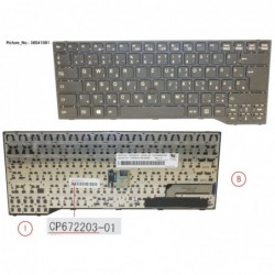 38041081 - KEYBOARD BLACK...