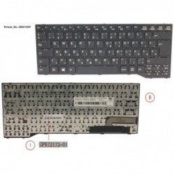 38041059 - KEYBOARD BLACK W/O TS HUNGARY