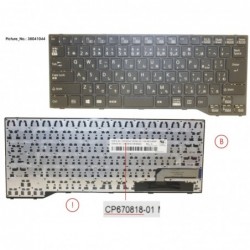 38041044 - KEYBOARD BLACK W/O TS JAPAN