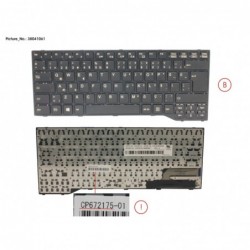 38041061 - KEYBOARD BLACK W/O TS TURKEY