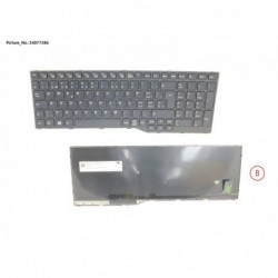 34077386 - KEYBOARD SWISS (BLACK)