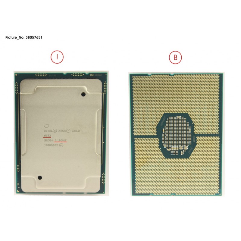 38057651 - CPU XEON GOLD 6152 2,1GHZ 140W