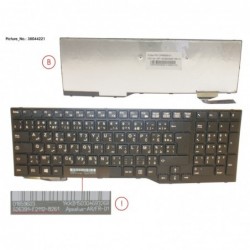 38044221 - KEYBOARD ARABIA/FR (BLACK)