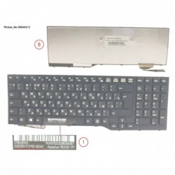 38044213 - KEYBOARD RUSSIAN/US (BLACK)