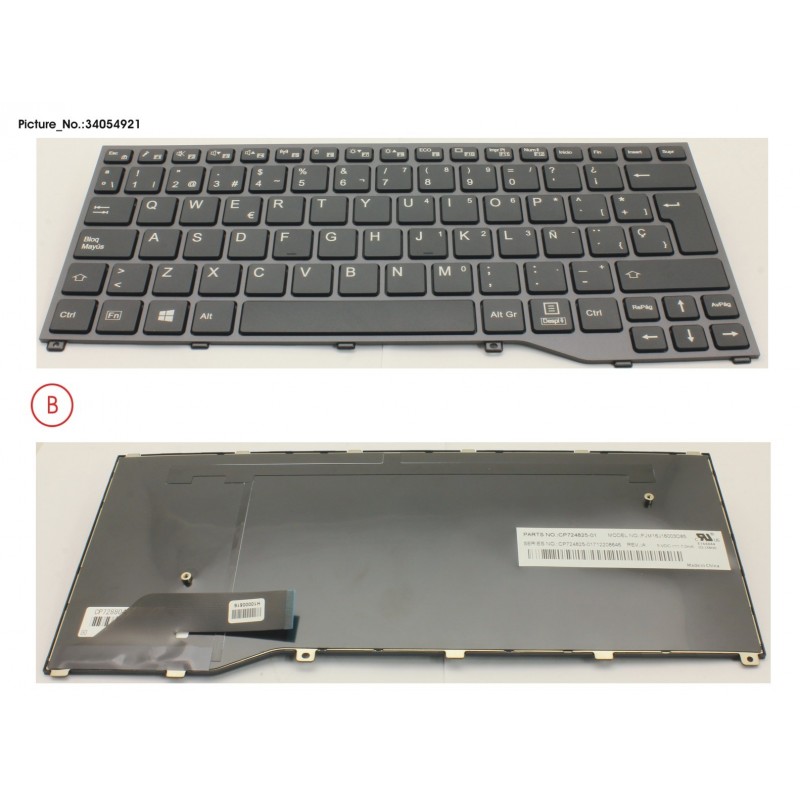 34054921 - KEYBOARD BLACK SPAIN