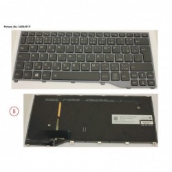 34054919 - KEYBOARD BLACK W/ BL CZECH/SLOVAKIA