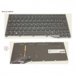 34054910 - KEYBOARD BLACK W/ BL ITALY