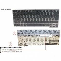 38043916 - KEYBOARD EAST EUROPE