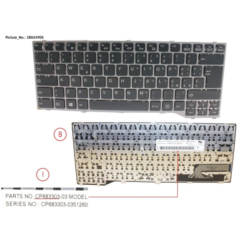 38043905 - KEYBOARD ITALY