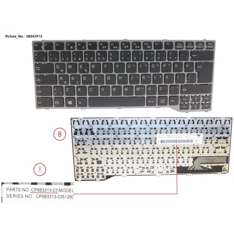 38043915 - KEYBOARD TURKEY