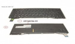 34071147 - KEYBOARD SWISS W/BL