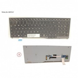 34072167 - KEYBOARD BLACK W/ BL US