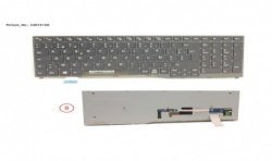 34072150 - KEYBOARD BLACK W/ TS BELGIUM