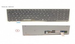 34072144 - KEYBOARD BLACK W/ TS NORWAY