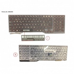 34062282 - KEYBOARD BLACK W/ TS SWISS