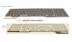 34062299 - KEYBOARD BLACK W/O TS FRANCE