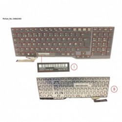 34062303 - KEYBOARD BLACK W/O TS NORWAY