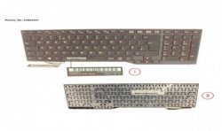 34062301 - KEYBOARD BLACK W/O TS UK