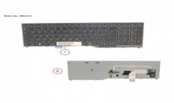 38061014 - KEYBOARD BLACK W/ BL NORDIC