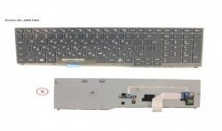 38061004 - KEYBOARD BLACK W/ TS HEBREW