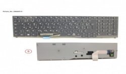 38060974 - KEYBOARD BLACK W/O TS ARABIC/FRANCE