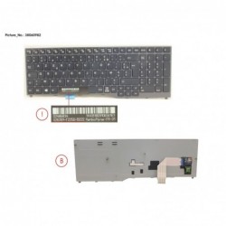 38060982 - KEYBOARD BLACK W/O TS FRANCE