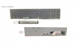 38060961 - KEYBOARD BLACK W/O TS SPAIN